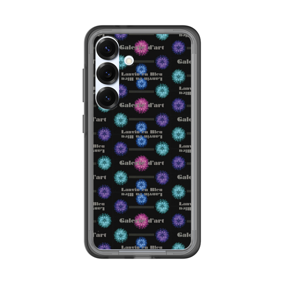 スリムプロテクションプレミアムケース［ LANVIN en Bleu - Flower pattern ］