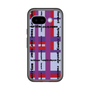 スリムプロテクションプレミアムケース［ LANVIN en Bleu - Plaid ］