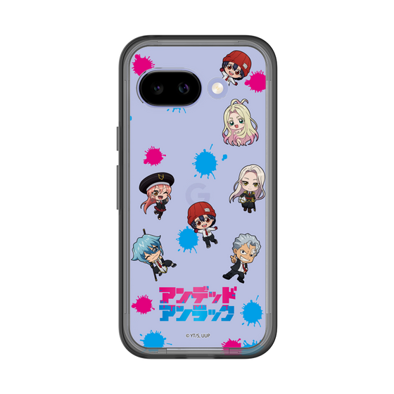 スリムプロテクションプレミアムケース［ アンデッドアンラック - ミニキャラ - 総柄 ］