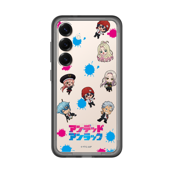スリムプロテクションプレミアムケース［ アンデッドアンラック - ミニキャラ - 総柄 ］