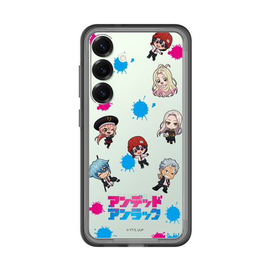 スリムプロテクションプレミアムケース［ アンデッドアンラック - ミニキャラ - 総柄 ］