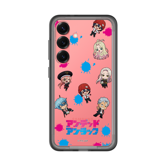 スリムプロテクションプレミアムケース［ アンデッドアンラック - ミニキャラ - 総柄 ］