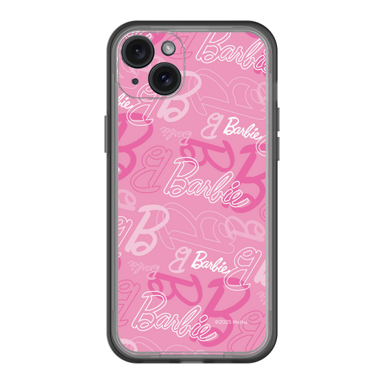 スリムプロテクションプレミアムケース［ Barbie - ロゴパターン1 ］