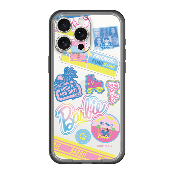 スリムプロテクションプレミアムケース［ Barbie - ステッカー ］
