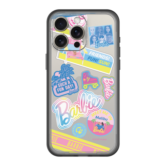 スリムプロテクションプレミアムケース［ Barbie - ステッカー ］