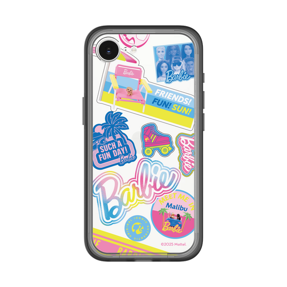 スリムプロテクションプレミアムケース［ Barbie - ステッカー ］