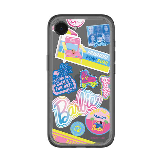 スリムプロテクションプレミアムケース［ Barbie - ステッカー ］