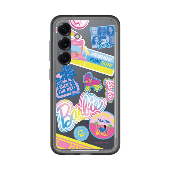スリムプロテクションプレミアムケース［ Barbie - ステッカー ］