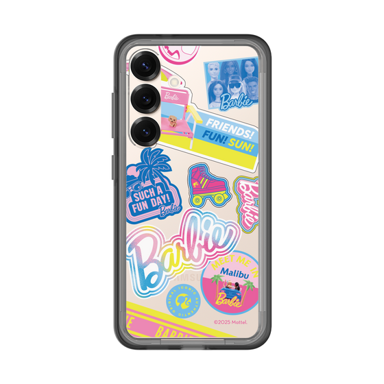 スリムプロテクションプレミアムケース［ Barbie - ステッカー ］