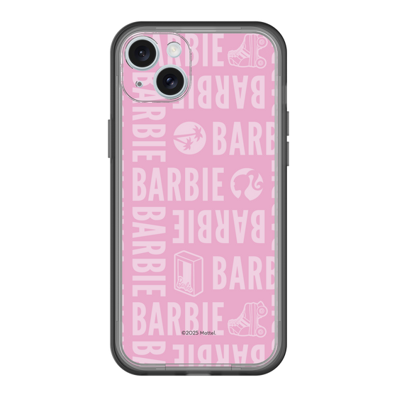 スリムプロテクションプレミアムケース［ Barbie - ロゴパターン3 ］