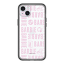 スリムプロテクションプレミアムケース［ Barbie - ロゴパターン3 - クリア ］
