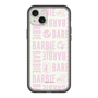 スリムプロテクションプレミアムケース［ Barbie - ロゴパターン3 - クリア ］
