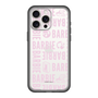 スリムプロテクションプレミアムケース［ Barbie - ロゴパターン3 - クリア ］