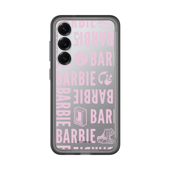 スリムプロテクションプレミアムケース［ Barbie - ロゴパターン3 - クリア ］
