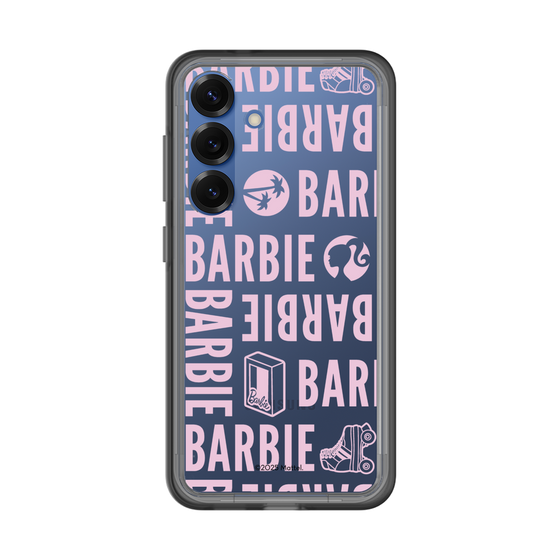 スリムプロテクションプレミアムケース［ Barbie - ロゴパターン3 - クリア ］