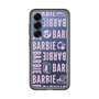 スリムプロテクションプレミアムケース［ Barbie - ロゴパターン3 - クリア ］