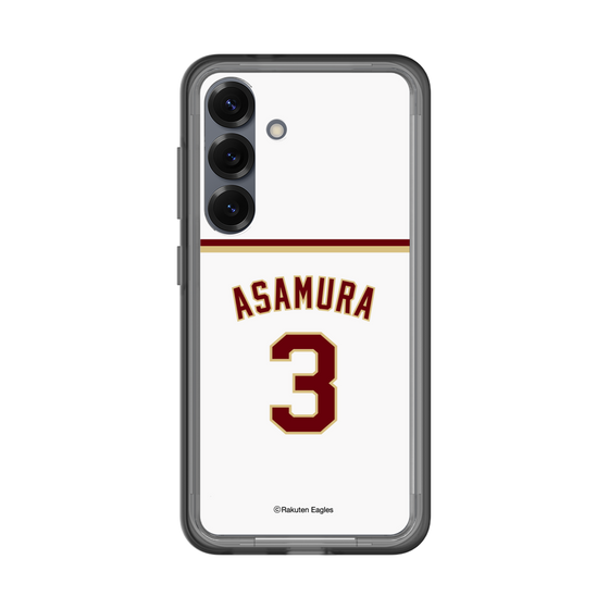スリムプロテクションプレミアムケース［ 楽天イーグルス - #3 Asamura - ホーム ］
