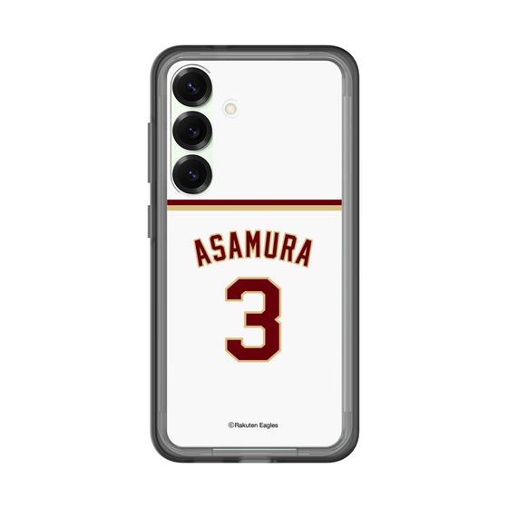 スリムプロテクションプレミアムケース［ 楽天イーグルス - #3 Asamura - ホーム ］