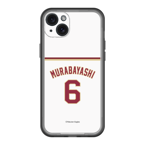 スリムプロテクションプレミアムケース［ 楽天イーグルス - #6 Murabayashi - ホーム ］