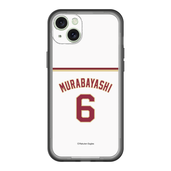 スリムプロテクションプレミアムケース［ 楽天イーグルス - #6 Murabayashi - ホーム ］