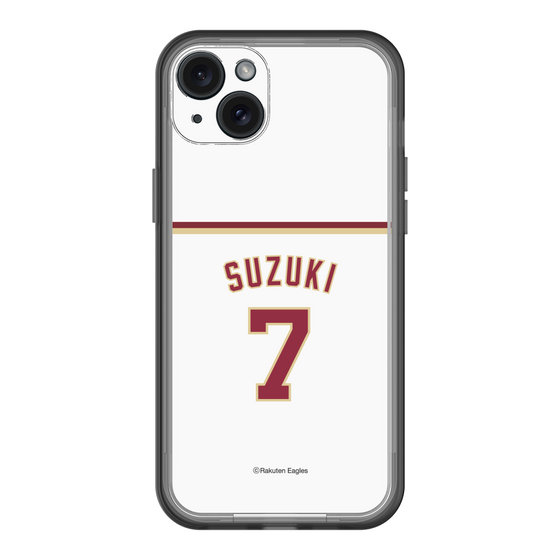 スリムプロテクションプレミアムケース［ 楽天イーグルス - #7 Suzuki - ホーム ］