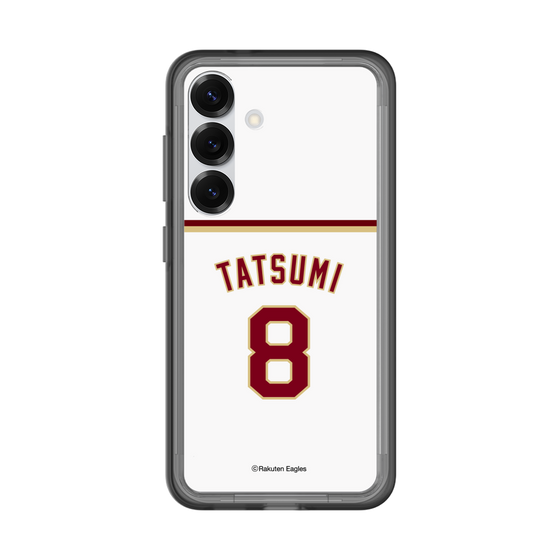 スリムプロテクションプレミアムケース［ 楽天イーグルス - #8 Tatsumi - ホーム ］