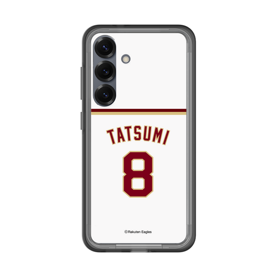 スリムプロテクションプレミアムケース［ 楽天イーグルス - #8 Tatsumi - ホーム ］