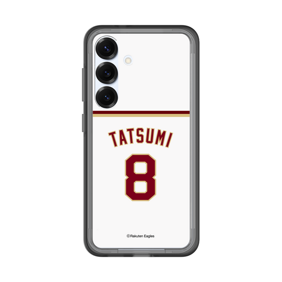 スリムプロテクションプレミアムケース［ 楽天イーグルス - #8 Tatsumi - ホーム ］