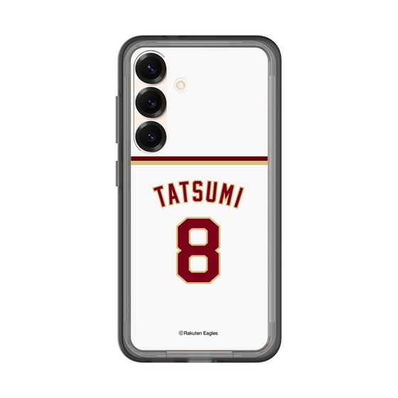 スリムプロテクションプレミアムケース［ 楽天イーグルス - #8 Tatsumi - ホーム ］
