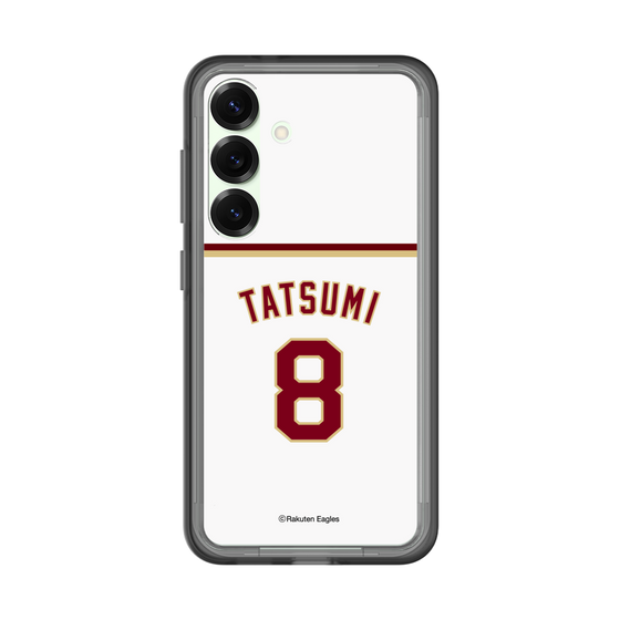 スリムプロテクションプレミアムケース［ 楽天イーグルス - #8 Tatsumi - ホーム ］