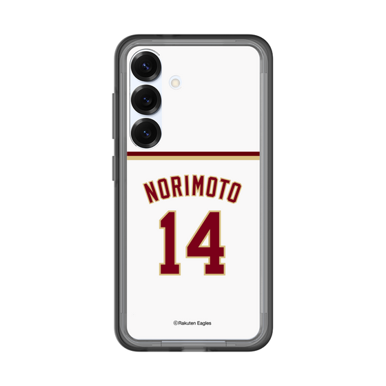 スリムプロテクションプレミアムケース［ 楽天イーグルス - #14 Norimoto - ホーム ］