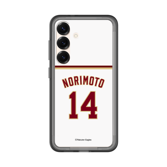 スリムプロテクションプレミアムケース［ 楽天イーグルス - #14 Norimoto - ホーム ］