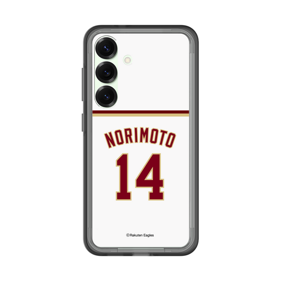 スリムプロテクションプレミアムケース［ 楽天イーグルス - #14 Norimoto - ホーム ］