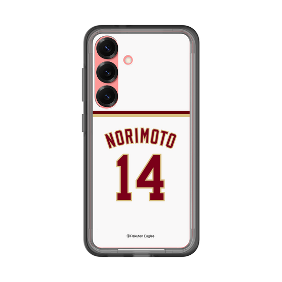スリムプロテクションプレミアムケース［ 楽天イーグルス - #14 Norimoto - ホーム ］