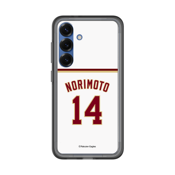 スリムプロテクションプレミアムケース［ 楽天イーグルス - #14 Norimoto - ホーム ］