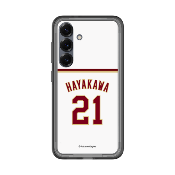 スリムプロテクションプレミアムケース［ 楽天イーグルス - #21 Hayakawa - ホーム ］