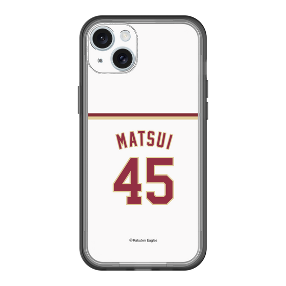 スリムプロテクションプレミアムケース［ 楽天イーグルス - #45 Matsui - ホーム ］