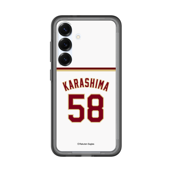 スリムプロテクションプレミアムケース［ 楽天イーグルス - #58 Karashima - ホーム ］