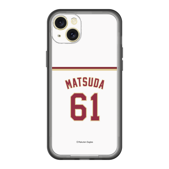 スリムプロテクションプレミアムケース［ 楽天イーグルス - #61 Matsuda - ホーム ］