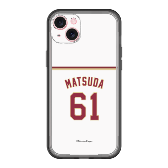 スリムプロテクションプレミアムケース［ 楽天イーグルス - #61 Matsuda - ホーム ］
