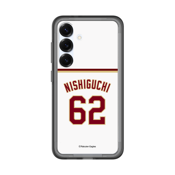 スリムプロテクションプレミアムケース［ 楽天イーグルス - #62 Nishiguchi - ホーム ］