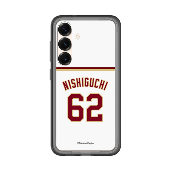 スリムプロテクションプレミアムケース［ 楽天イーグルス - #62 Nishiguchi - ホーム ］