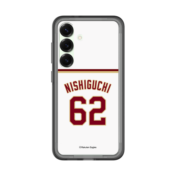 スリムプロテクションプレミアムケース［ 楽天イーグルス - #62 Nishiguchi - ホーム ］