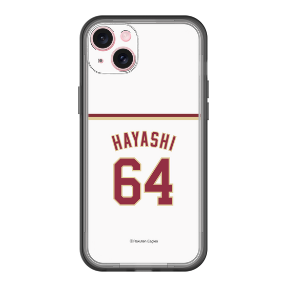 スリムプロテクションプレミアムケース［ 楽天イーグルス - #64 Hayashi - ホーム ］