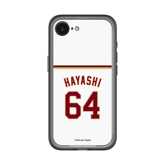 スリムプロテクションプレミアムケース［ 楽天イーグルス - #64 Hayashi - ホーム ］