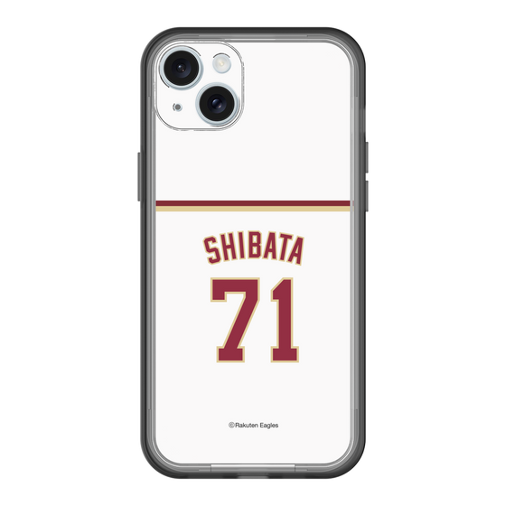 スリムプロテクションプレミアムケース［ 楽天イーグルス - #71 Shibata - ホーム ］