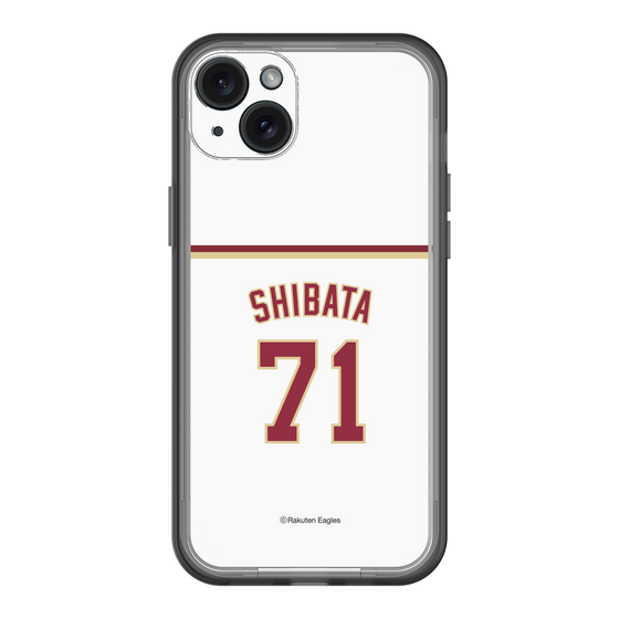 スリムプロテクションプレミアムケース［ 楽天イーグルス - #71 Shibata - ホーム ］