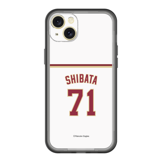 スリムプロテクションプレミアムケース［ 楽天イーグルス - #71 Shibata - ホーム ］
