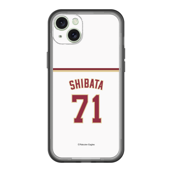 スリムプロテクションプレミアムケース［ 楽天イーグルス - #71 Shibata - ホーム ］