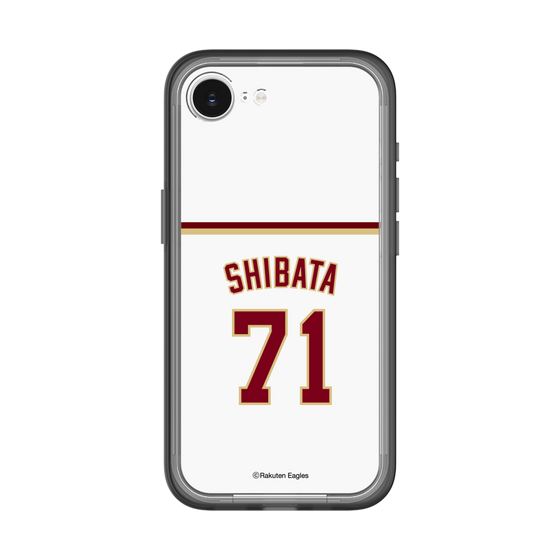 スリムプロテクションプレミアムケース［ 楽天イーグルス - #71 Shibata - ホーム ］